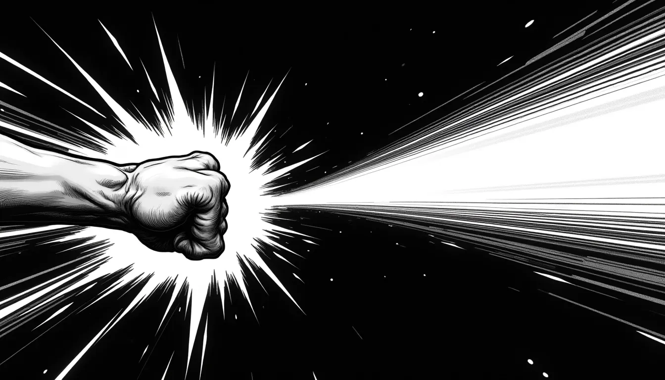 Poing d energie stoppe net devant une faille de vide